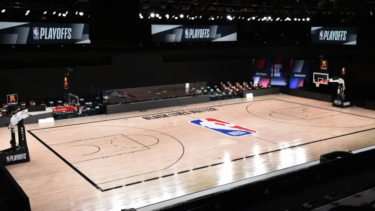 NBA court