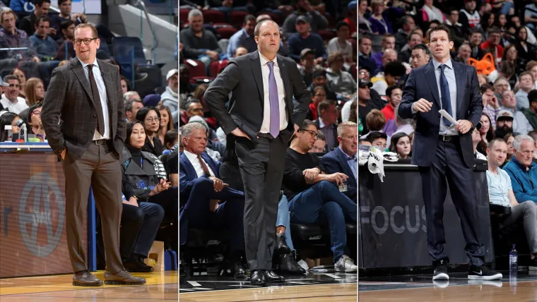 Nick Nurse, Taylor Jenkins y Luke Walton