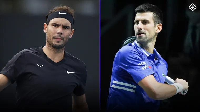 Rafael Nadal and Novak Djokovic