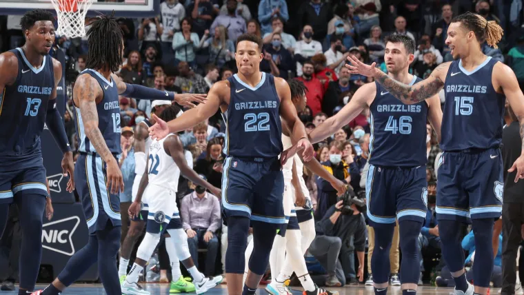 The Memphis Grizzlies against the Minnesota Timberwolves