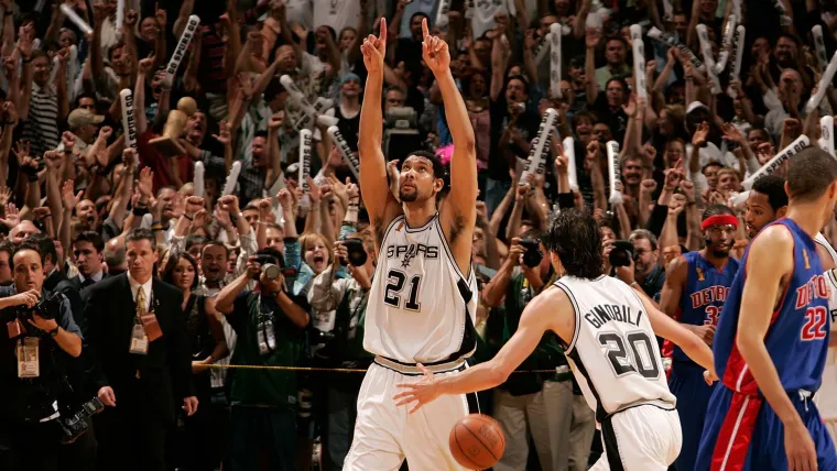 Tim Duncan y Manu Ginóbili