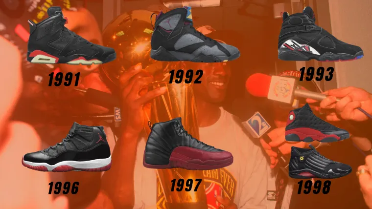 Todos los sneakers que utilizó Michael Jordan en las Finales