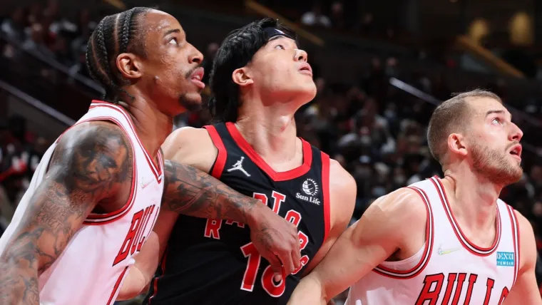 Yuta Watanabe Toronto Raptors DeMar DeRozan Matt Thomas Chicago Bulls