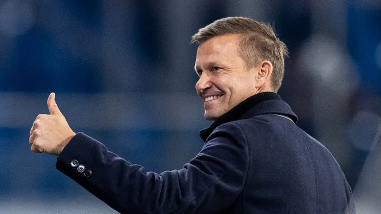 Jesse Marsch while managing RB Leipzig