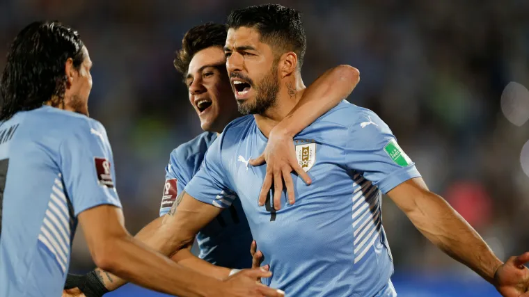 Luis Suárez y todo Uruguay festejan.