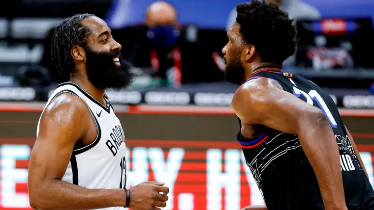 James Harden and Joel Embiid