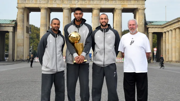 Tony Parker Tim Duncan Manu Ginóbili Gregg Popovich