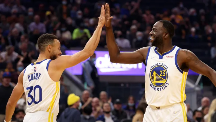 Warriors' Stephen Curry and Draymond Green