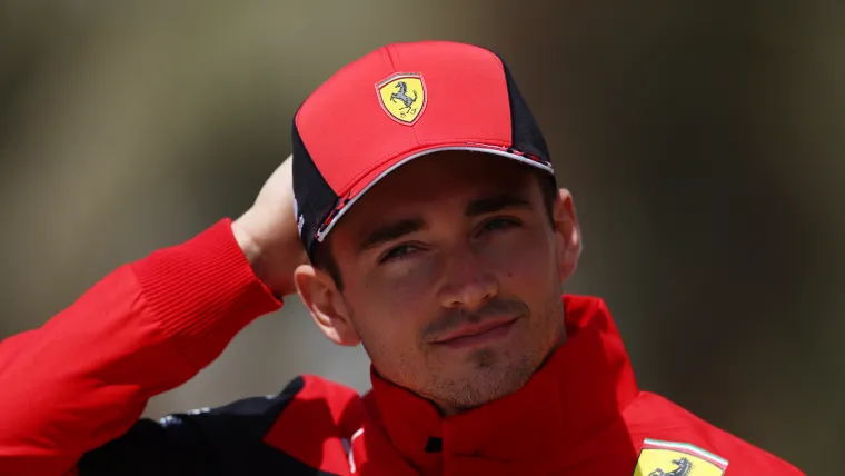 Charles Leclerc of Ferrari