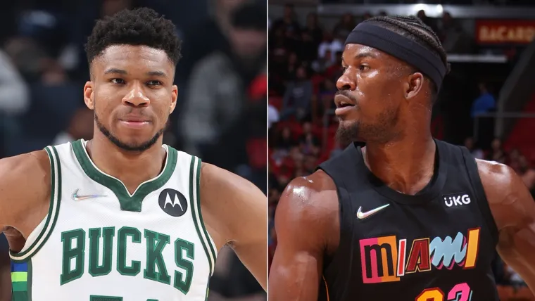 Giannis Antetokounmpo Milwaukee Bucks Jimmy Butler Miami Heat 