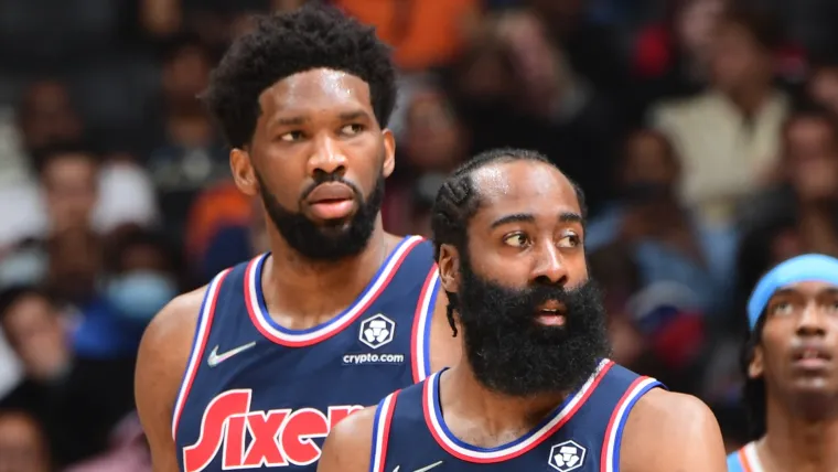 Joel Embiid James Harden Philadelphia 76ers