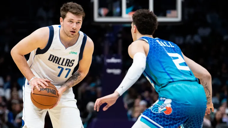 Luka Doncic LaMelo Ball Dallas Mavericks Charlotte Hornets