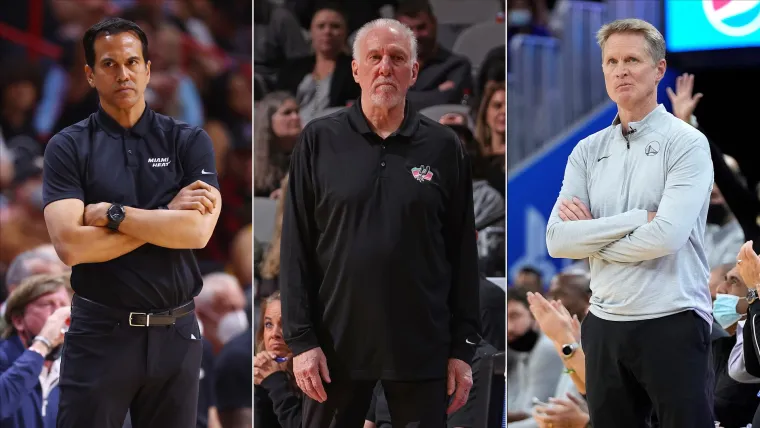 Erik Spoelstra Gregg Popovich Steve Kerr