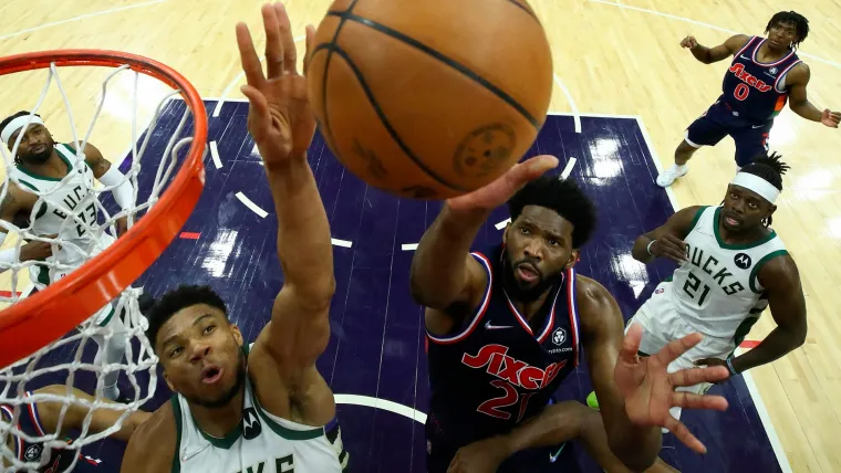 Joel Embiid Giannis Antetokounmpo