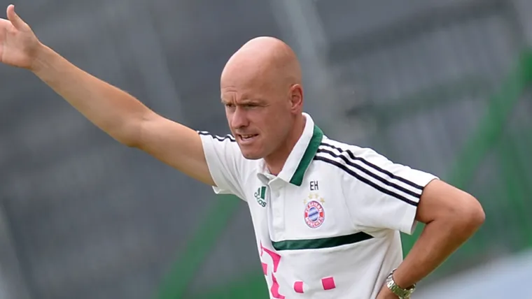 Erik ten Hag with Bayern Munich II in August, 2013