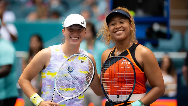 Iga Swiatek and Naomi Osaka