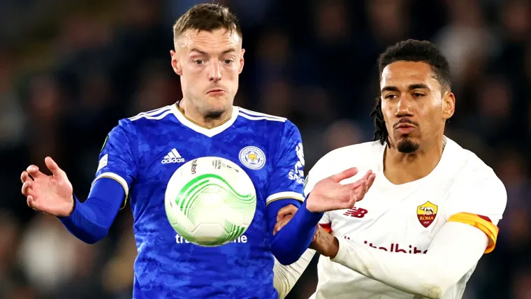 Leicester City and AS Roma tied 1-1 in the first leg of their Europa Conference League semifinal