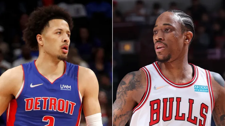 DeMar DeRozan Chicago Bulls Cade Cunningham Detroit Pistons