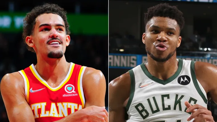 Giannis Antetokounmpo Milwaukee Bucks Trae Young Atlanta Hawks