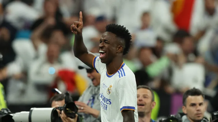 Vinicius Jr of Real Madrid Champions League final goal