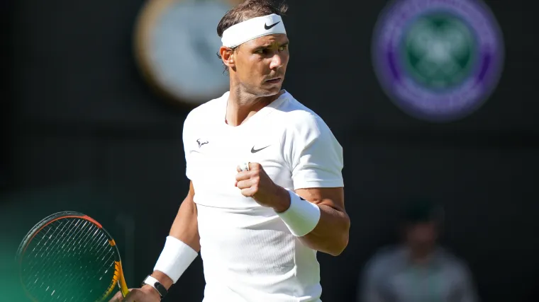 Rafael Nadal at Wimbledon 2022