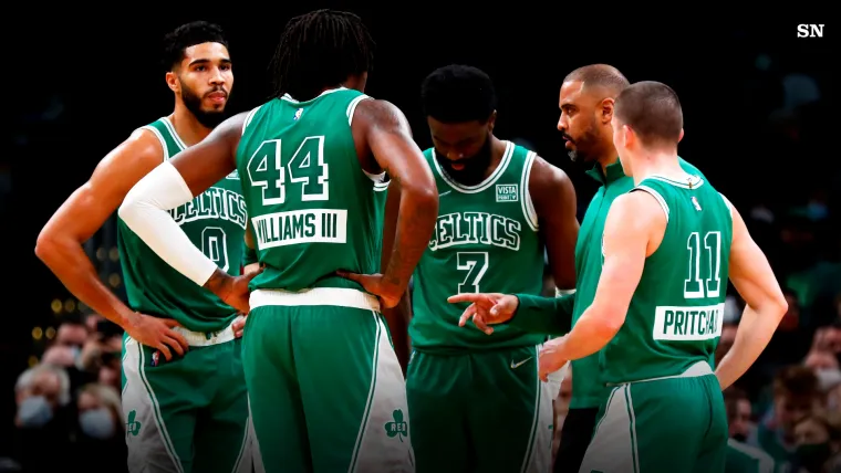 Jayson Tatum Ime Udoka Jaylen Brown Robert Williams Payton Pritchard