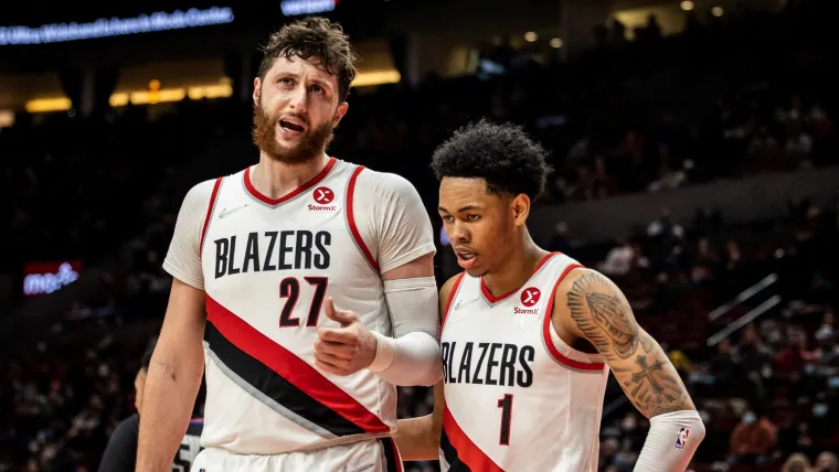 Portland Trail Blazers Jusuf Nurkic Anfernee Simons