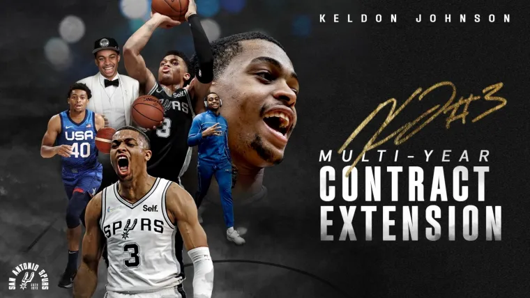 San Antonio Spurs Keldon Johnson