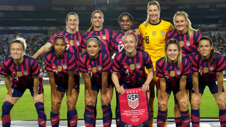 The USWNT that faced Mexico in the 2022 CONCACAF W Championship in Monterrey