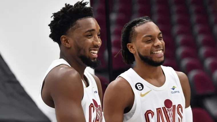 Donovan Mitchell Darius Garland CLEVELAND CAVALIERS