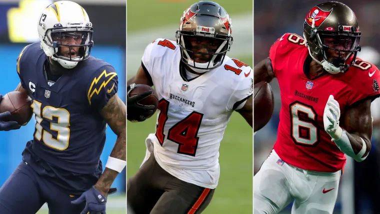 Keenan Allen, Chris Godwin, Julio Jones