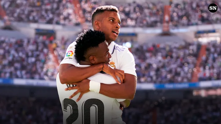 Vinicius Jr and Rodrygo of Real Madrid