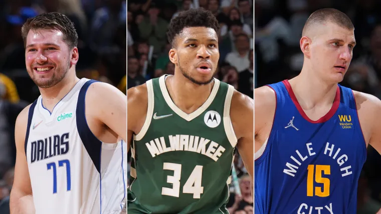 Luka Doncic, Giannis Antetokounmpo, Nikola Jokic