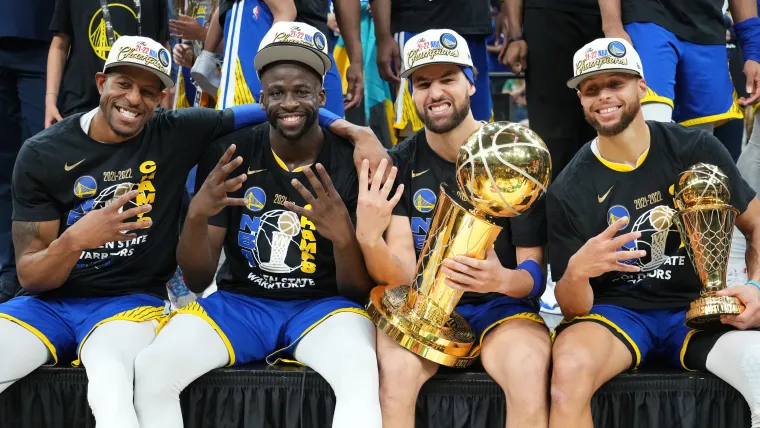 Andre Iguodala Draymond Green Klay Thompson Stephen Curry Golden State Warriors