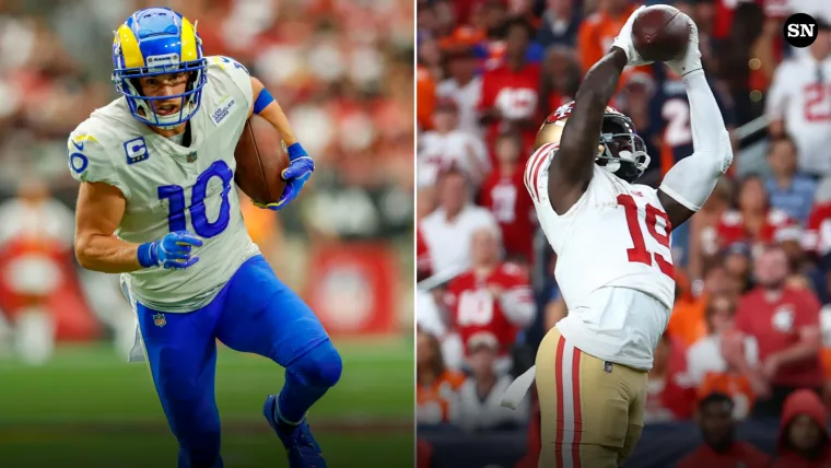 Cooper Kupp (left) and Deebo Samuel (right)