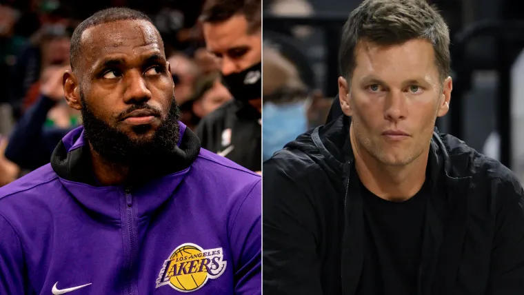 LeBron James and Tom Brady