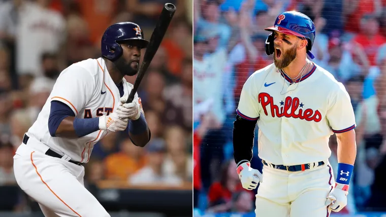 Yordan Alvarez, Bryce Harper