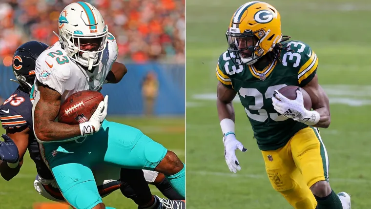 Jeff Wilson Jr., Aaron Jones