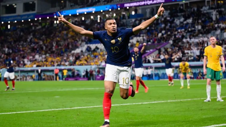 Kylian Mbappe France Australia World Cup 2022