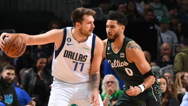 Luka Doncic Dallas Mavericks Jayson Tatum Boston Celtics