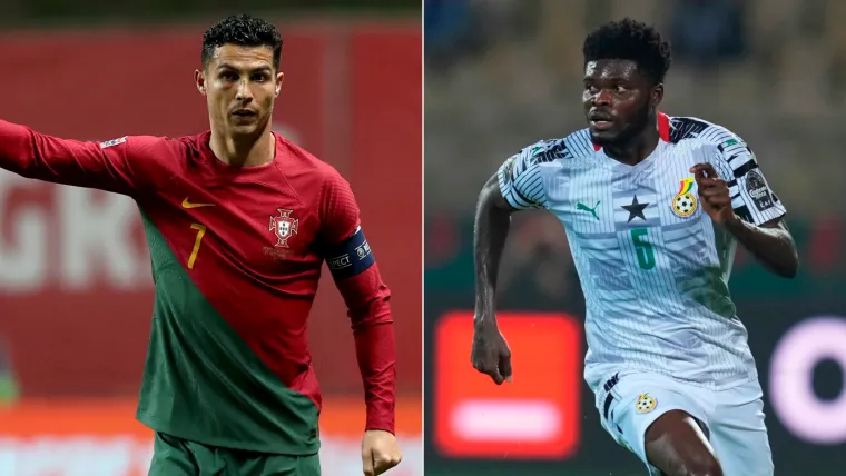 Cristiano Ronaldo Thomas Partey Portugal Ghana