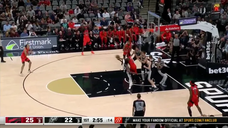 Pascal Siakam vs. Spurs