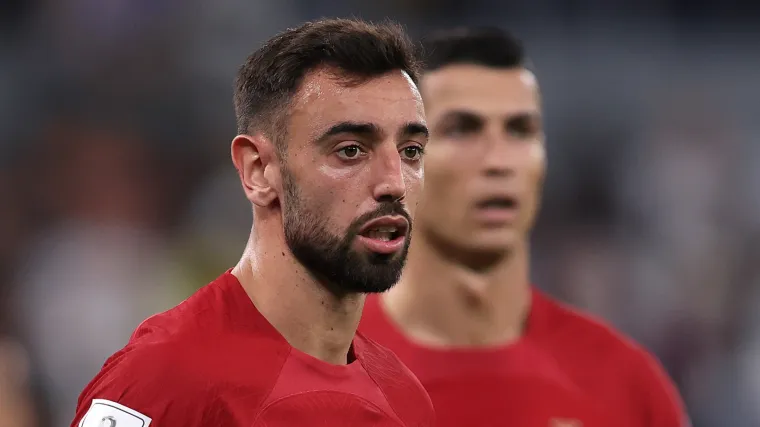 Bruno Fernandes Cristiano Ronaldo Portugal 