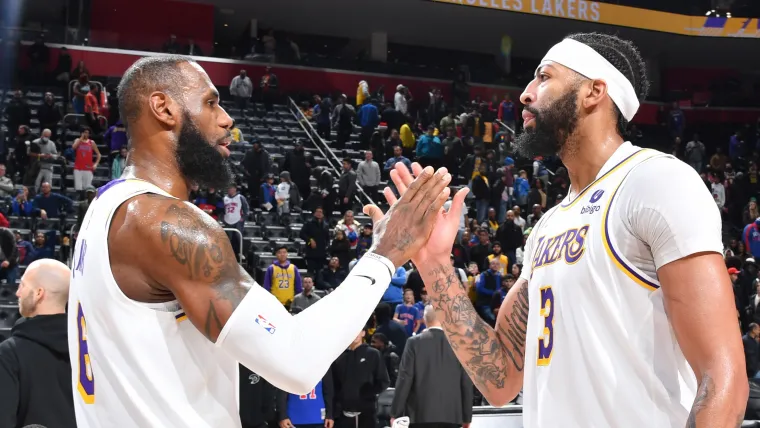 LeBron James Anthony Davis  Los Angeles Lakers