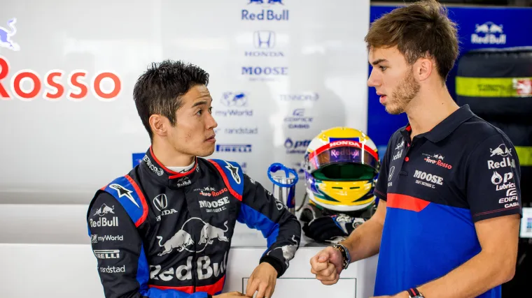 Naoki Yamamoto with Pierre Gasly