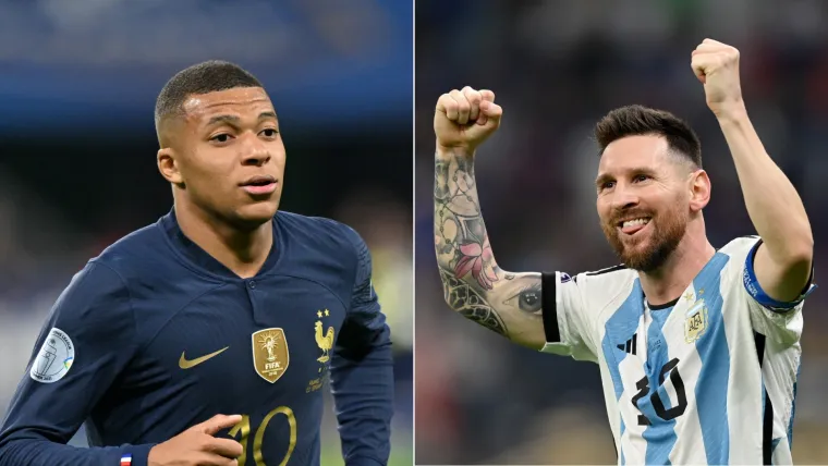 Kylian Mbappe (France) Lionel Messi (Argentina)