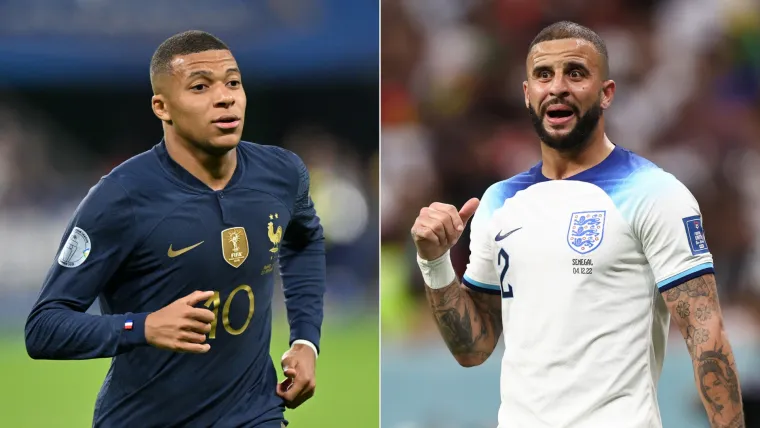 France England Mbappe Walker