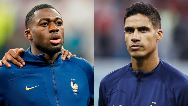 Ibrahima Konate and Raphael Varane