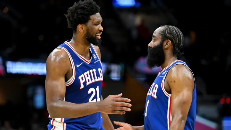 Joel Embiid, James Harden 12042022