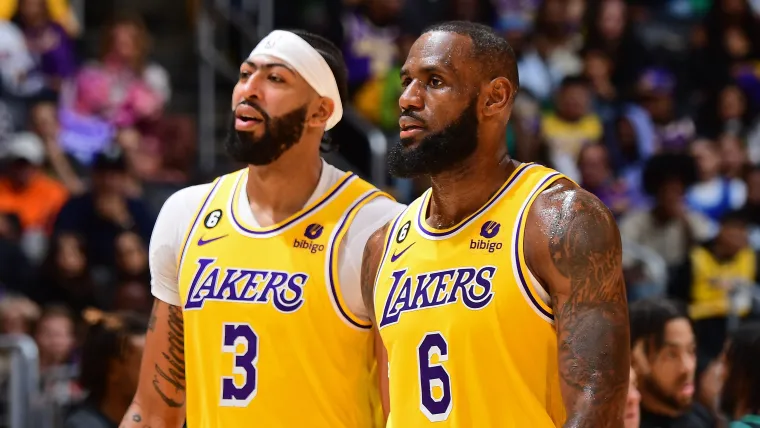 LeBron James Anthony Davis Los Angeles Lakers